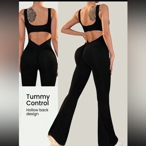 Flare Black Jumpsuit